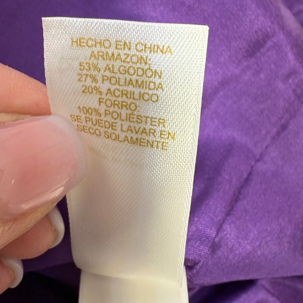 Kate Spade New York Purple Sleeveless Sheath Dress Size 4 - Picture 12 of 16